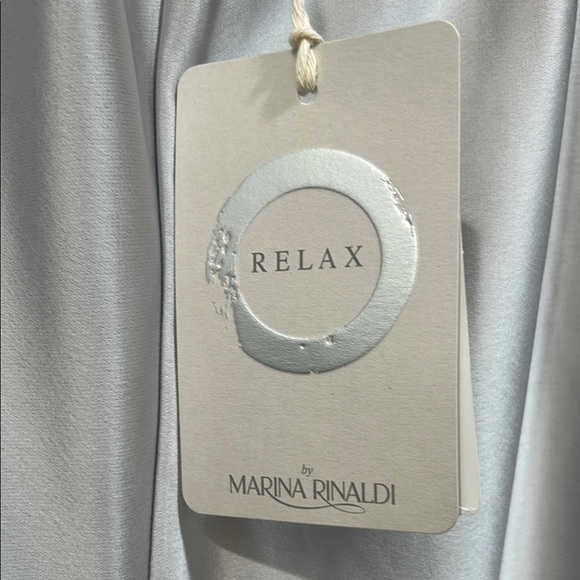 Marina Rinaldi Women's Chic Silver Pants - Picture 5 of 5